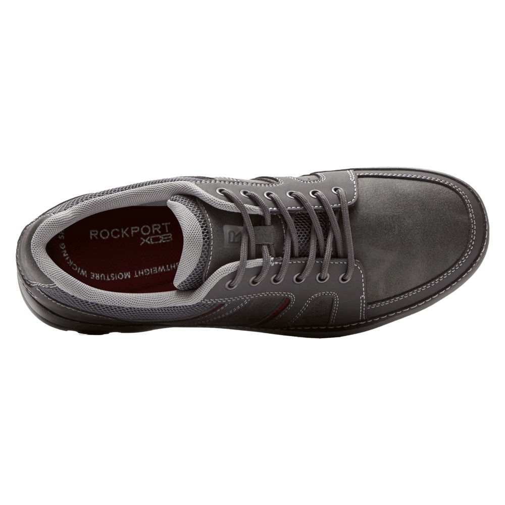 Rockport Mens Sneakers Dark Grey - Get Your Kicks Mudguard Blucher - UK 295-DWQKCV